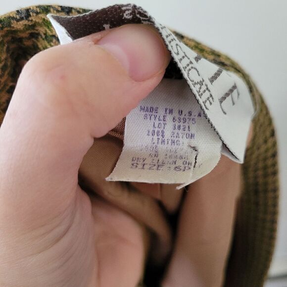 Vintage Petite Sophisticate Mini Skirt Houndstooth Academia 6P - Picture 4 of 7